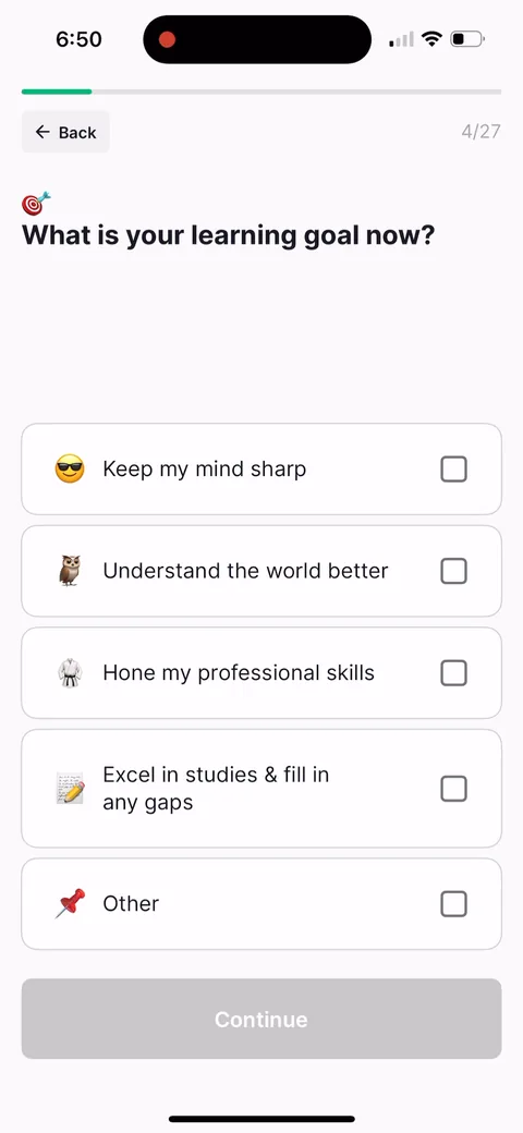 Nibble onboarding screen 8