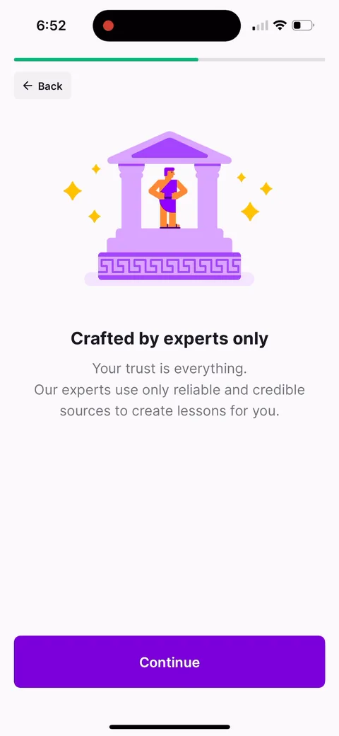 Nibble onboarding screen 21