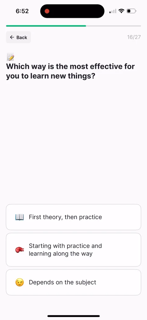 Nibble onboarding screen 22