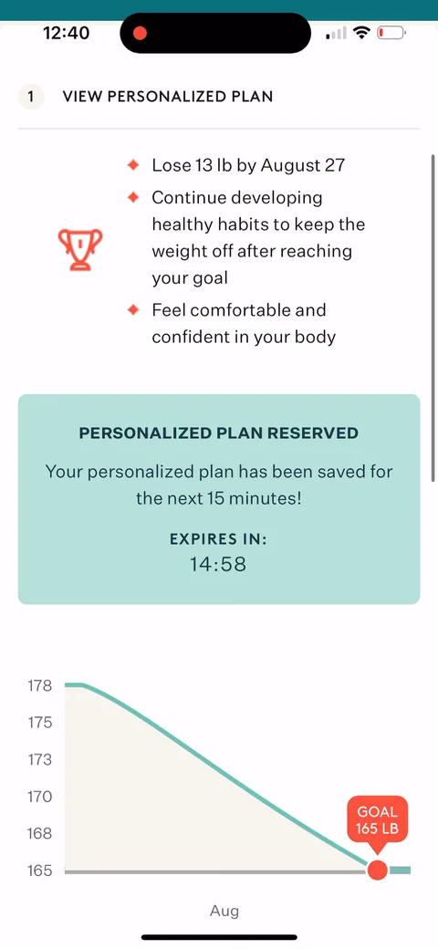 Noom onboarding screen 110
