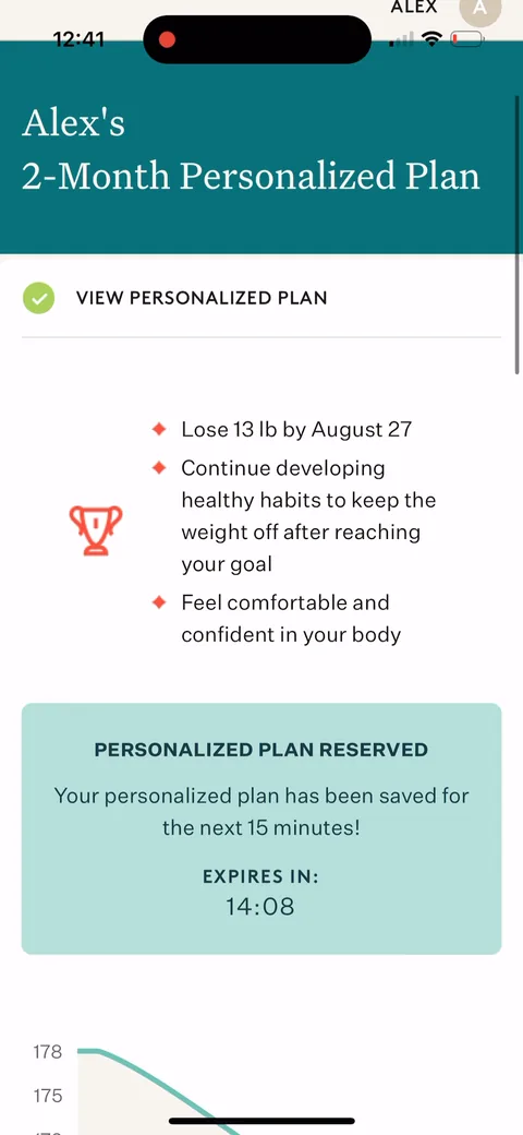 Noom onboarding screen 131