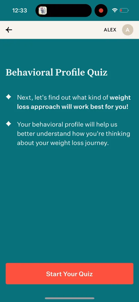 Noom onboarding screen 30