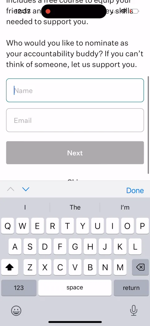 Noom onboarding screen 73