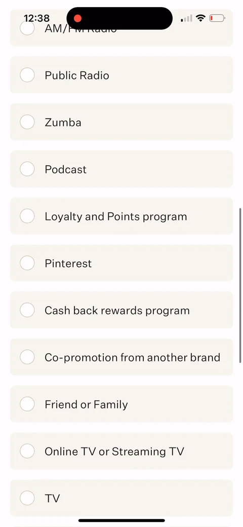 Noom onboarding screen 95