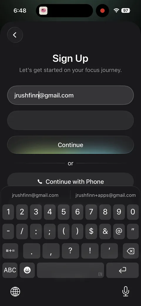 Opal onboarding screen 8