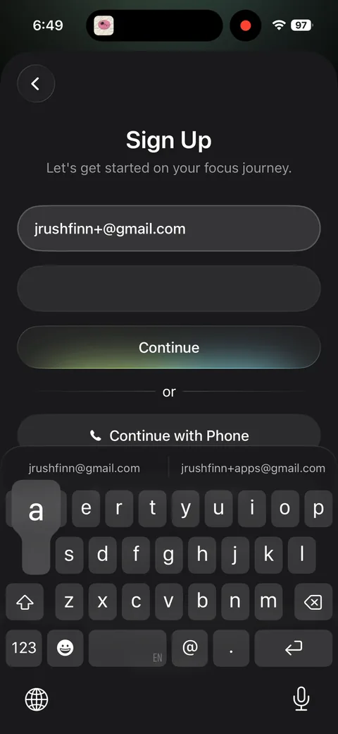 Opal onboarding screen 9