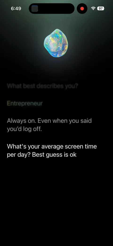 Opal onboarding screen 19