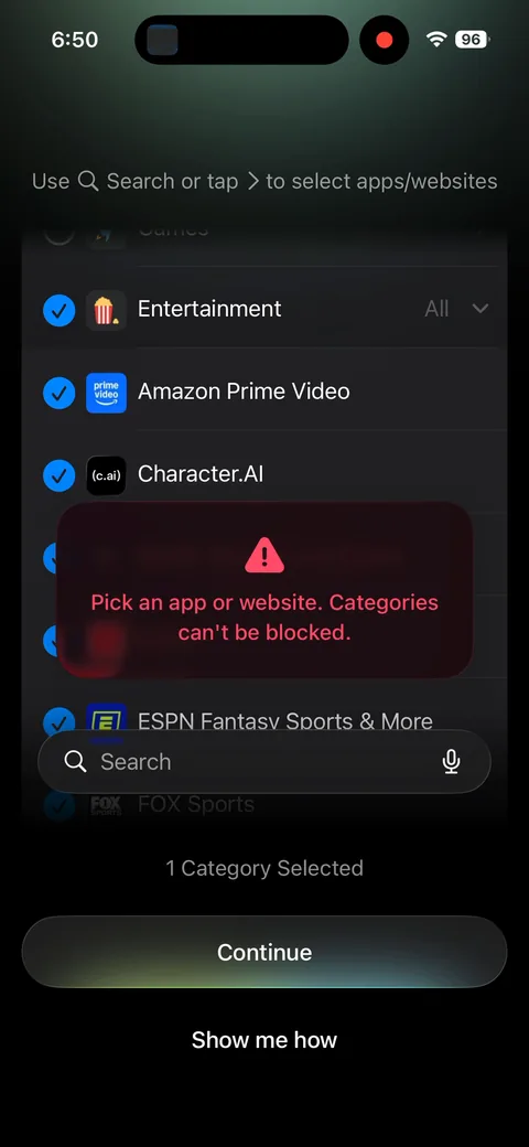 Opal onboarding screen 35