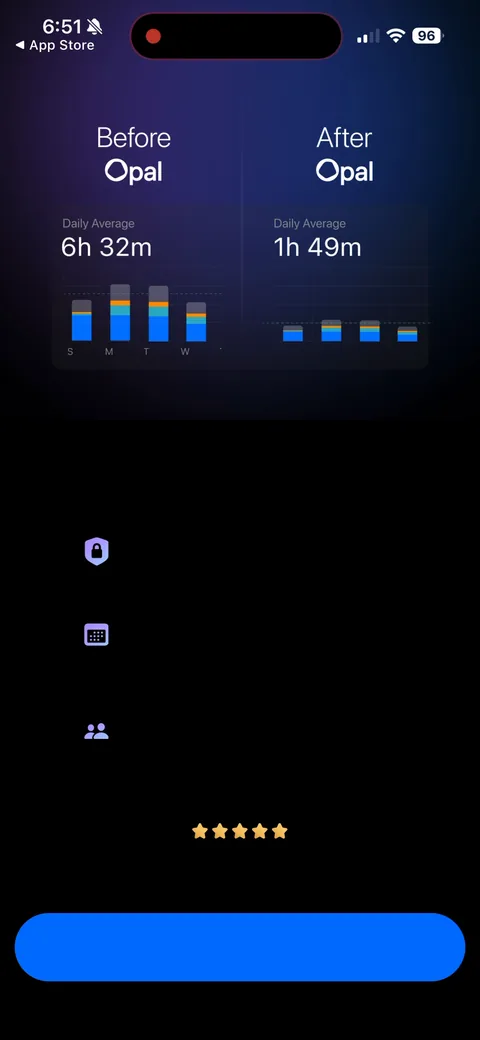 Opal onboarding screen 58