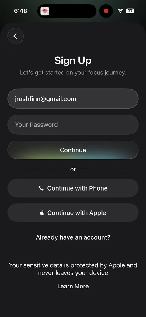 Opal onboarding screen 8