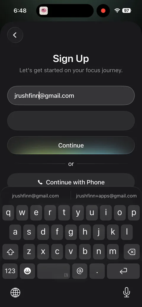 Opal onboarding screen 11
