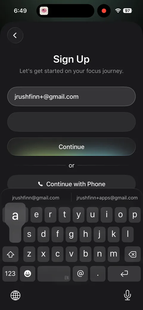 Opal onboarding screen 13