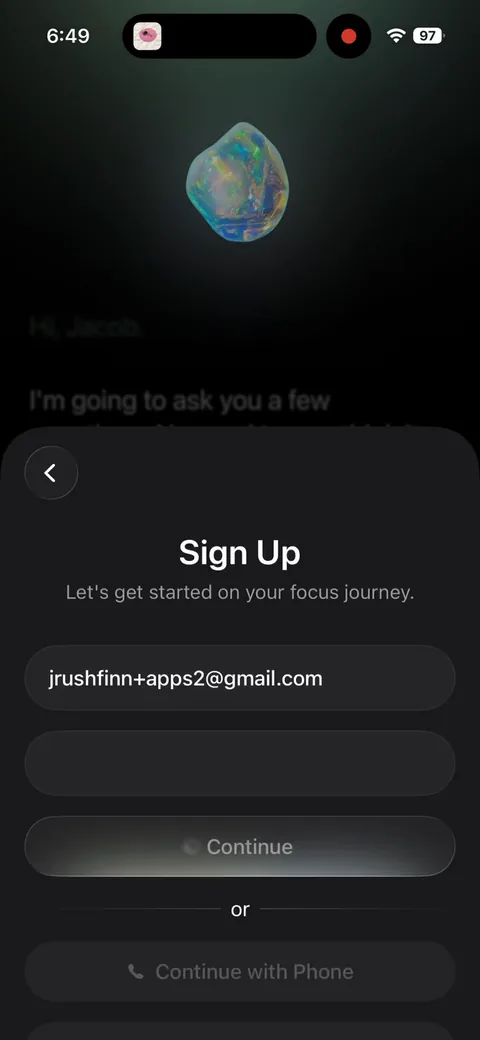 Opal onboarding screen 16