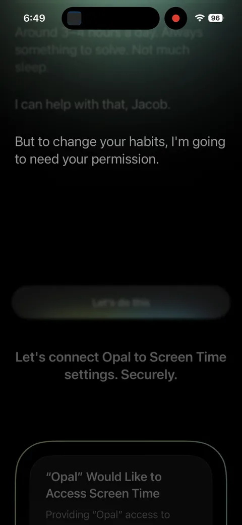 Opal onboarding screen 32