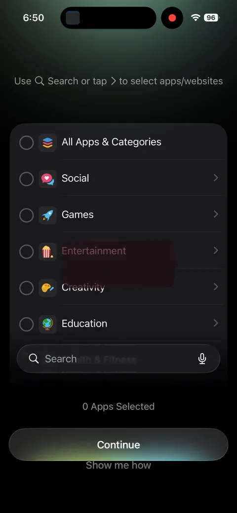 Opal onboarding screen 44