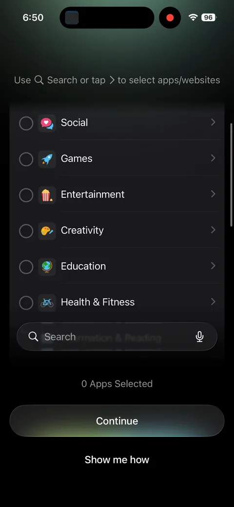 Opal onboarding screen 47