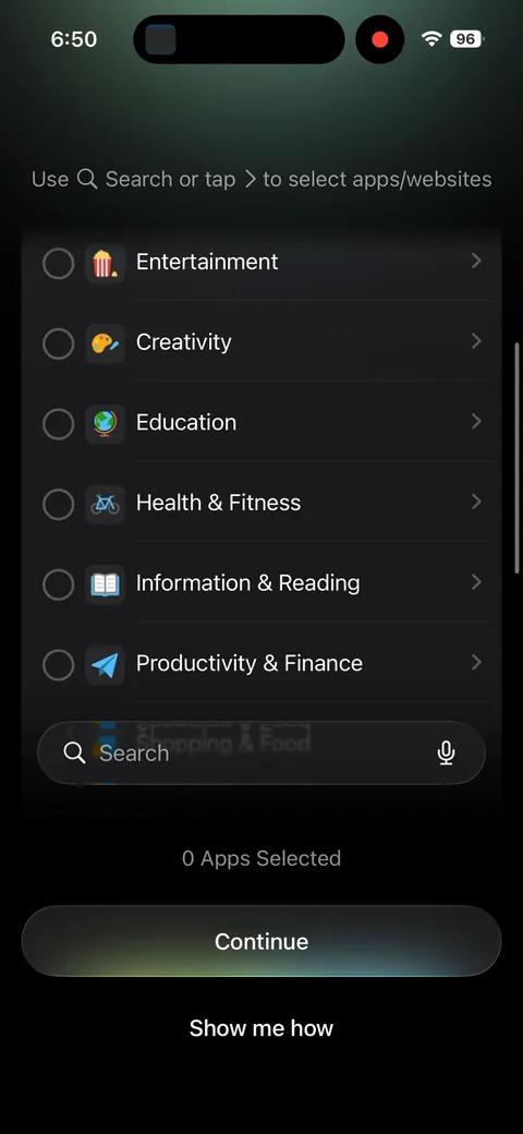 Opal onboarding screen 48