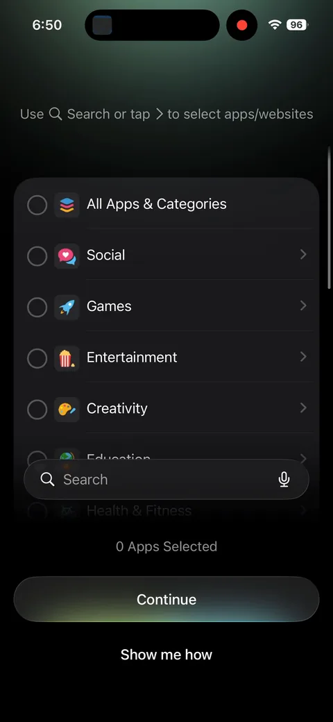 Opal onboarding screen 49