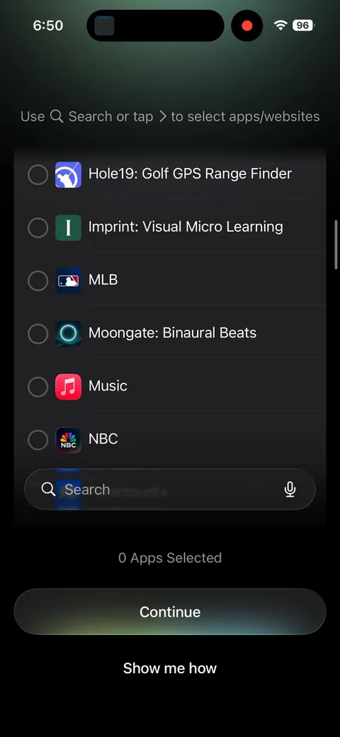 Opal onboarding screen 52