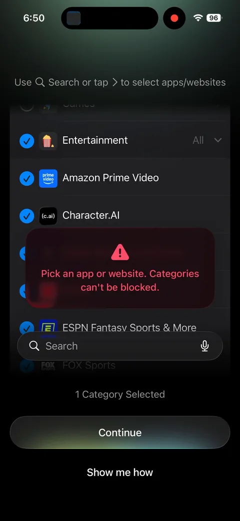 Opal onboarding screen 55