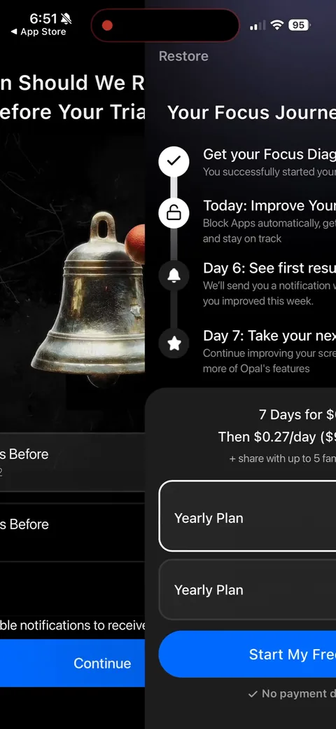 Opal onboarding screen 90