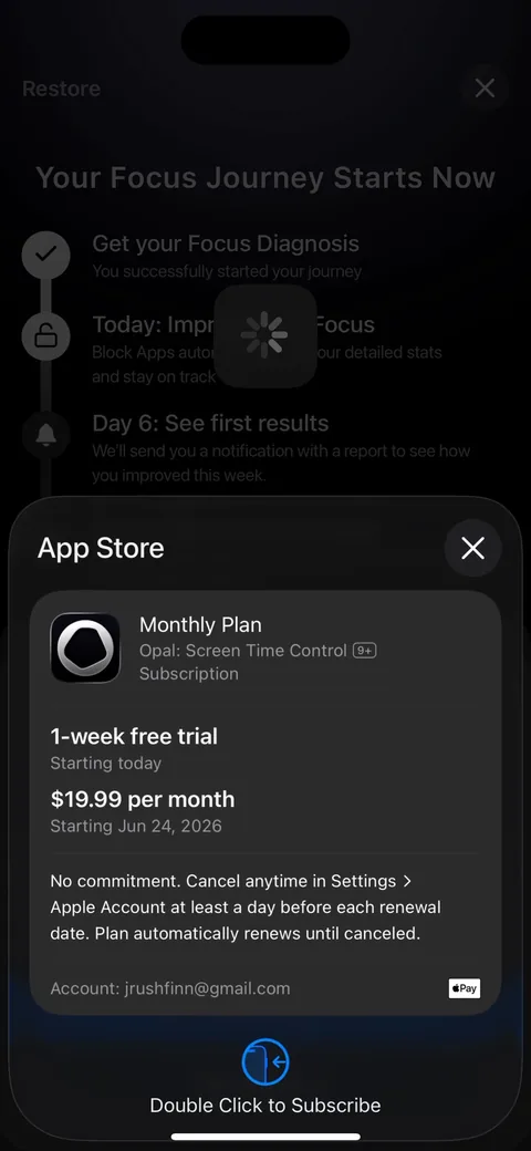 Opal onboarding screen 96
