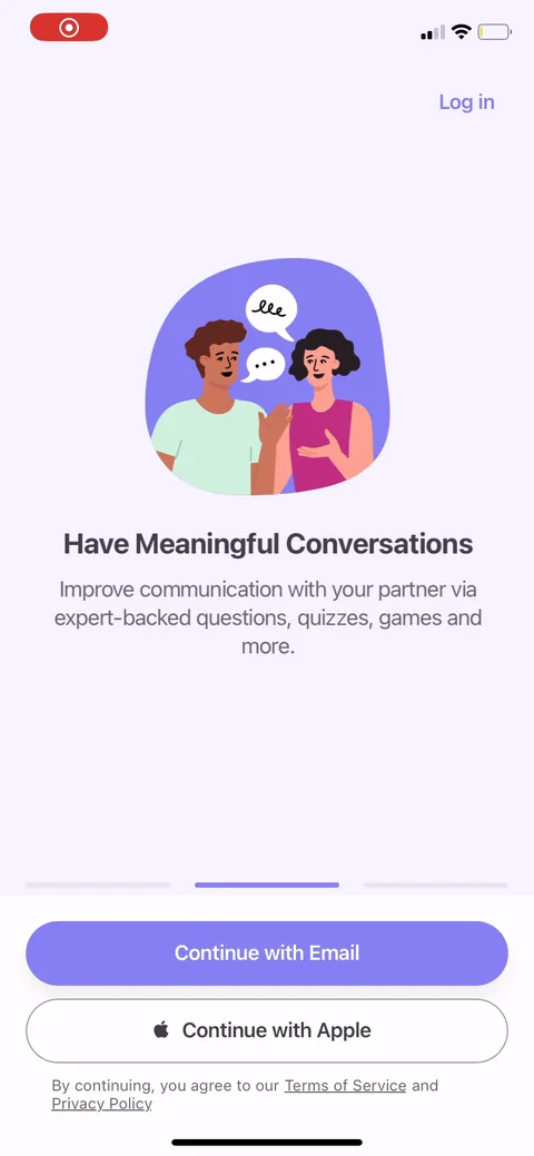 Paired onboarding screen 2