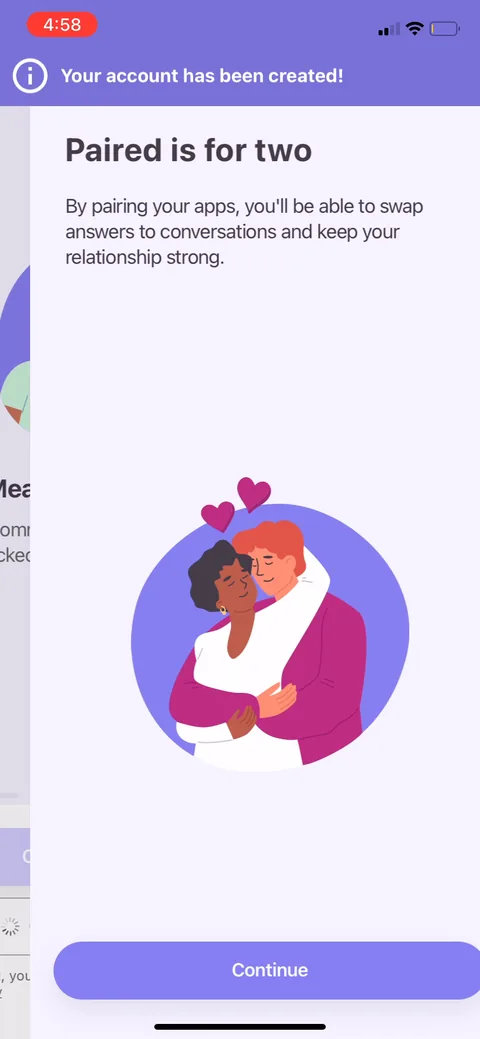 Paired onboarding screen 8