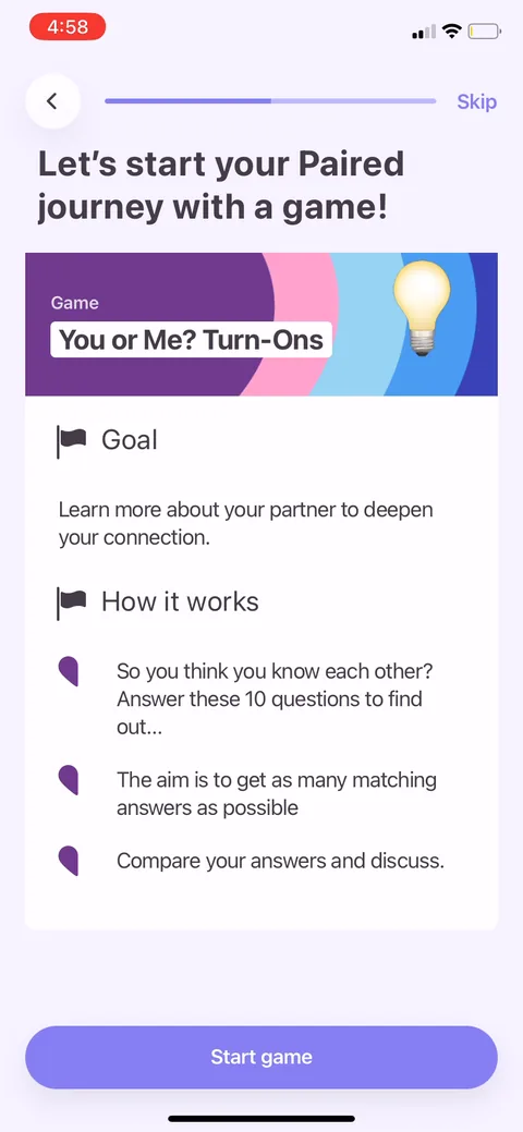Paired onboarding screen 15