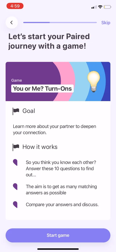 Paired onboarding screen 18