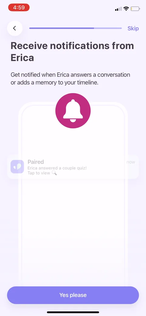 Paired onboarding screen 21