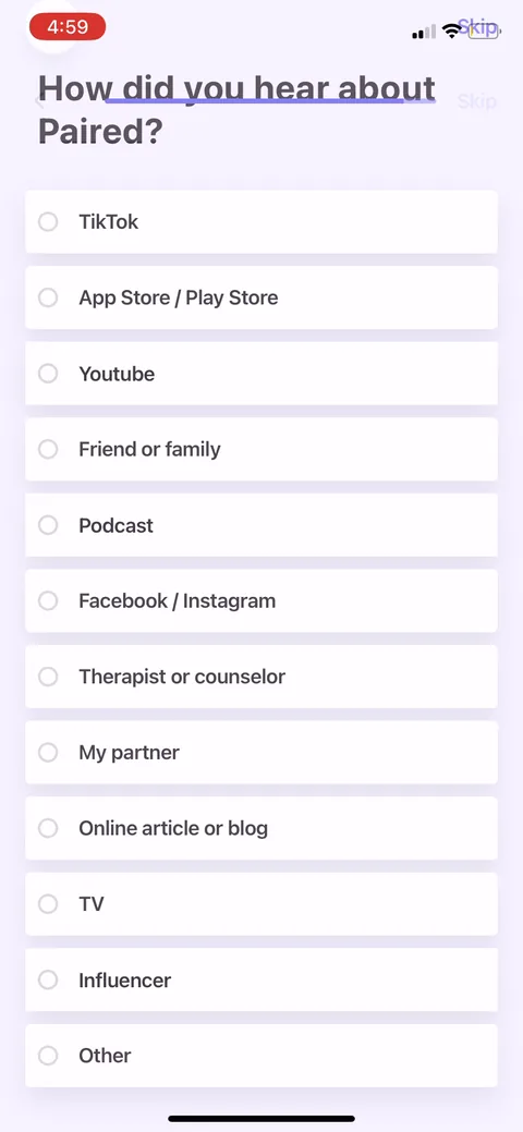 Paired onboarding screen 28