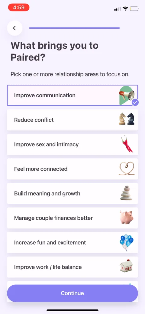 Paired onboarding screen 31
