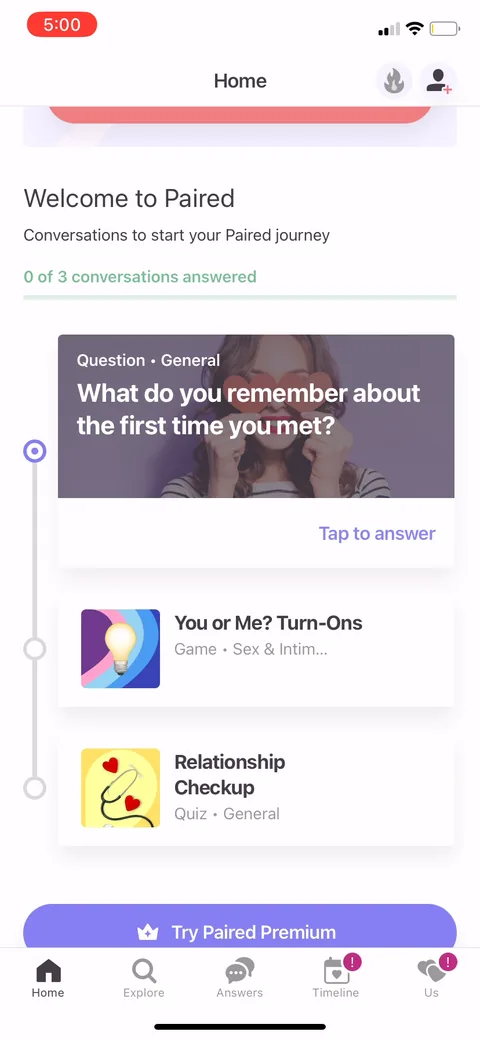Paired onboarding screen 42
