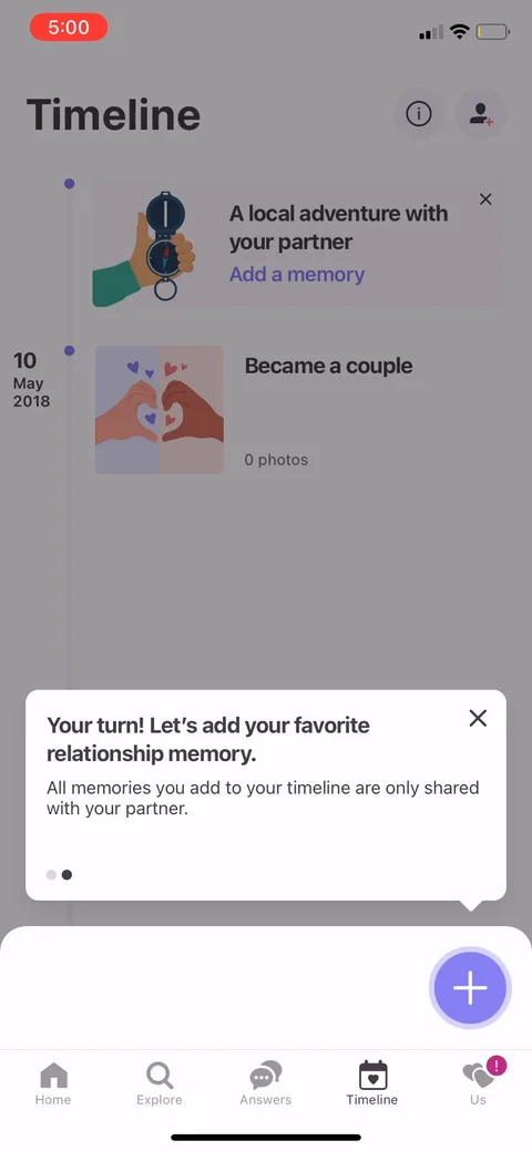 Paired onboarding screen 49