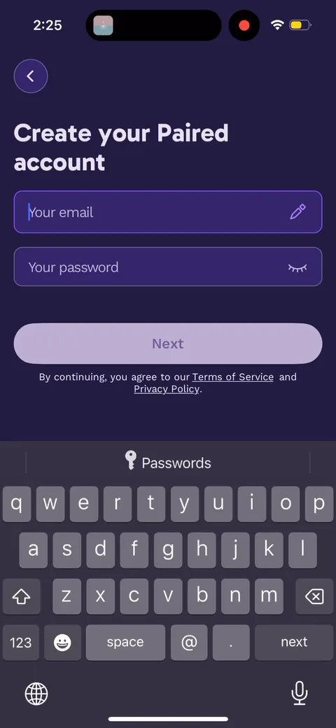 Paired onboarding screen 7