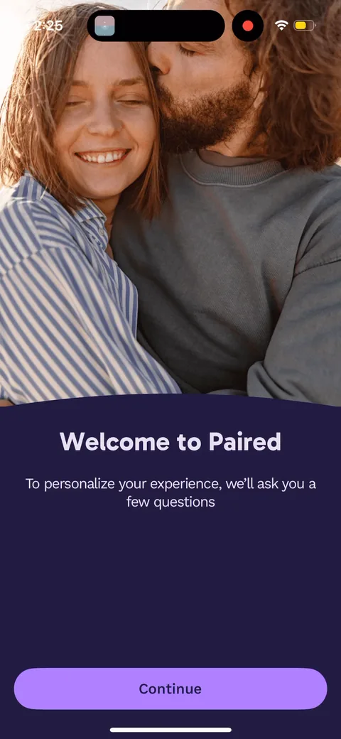 Paired onboarding screen 12