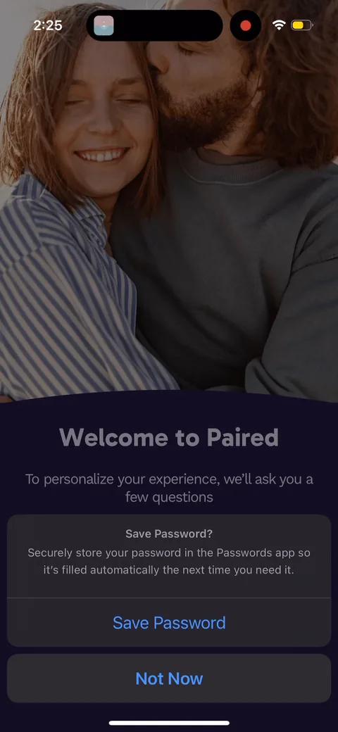 Paired onboarding screen 13