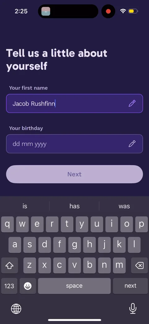 Paired onboarding screen 17