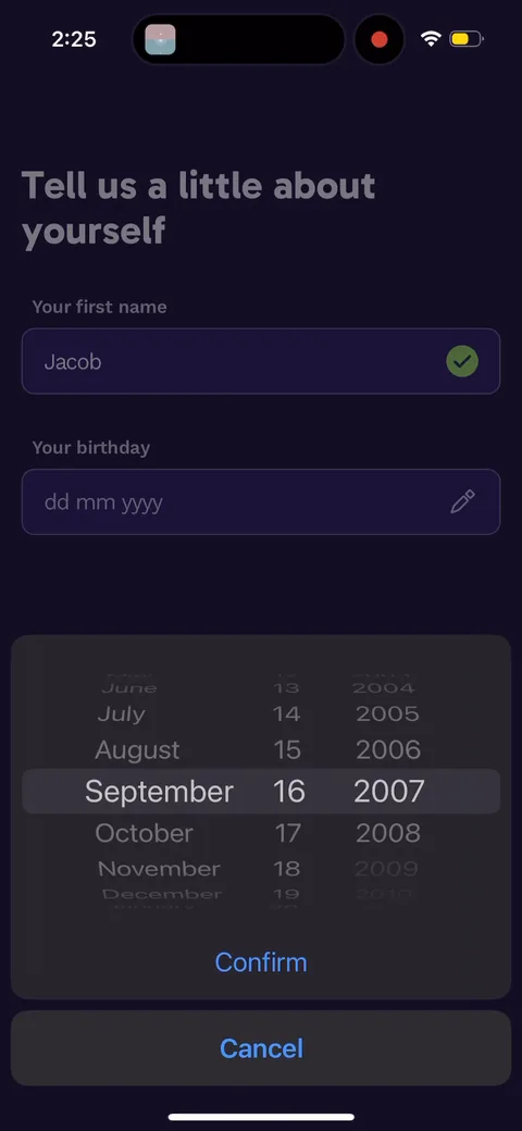 Paired onboarding screen 18