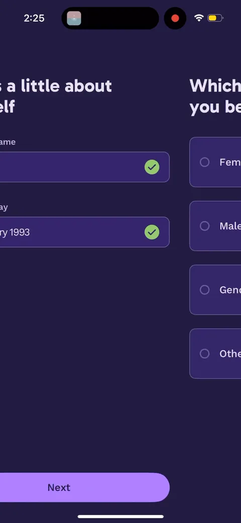 Paired onboarding screen 20