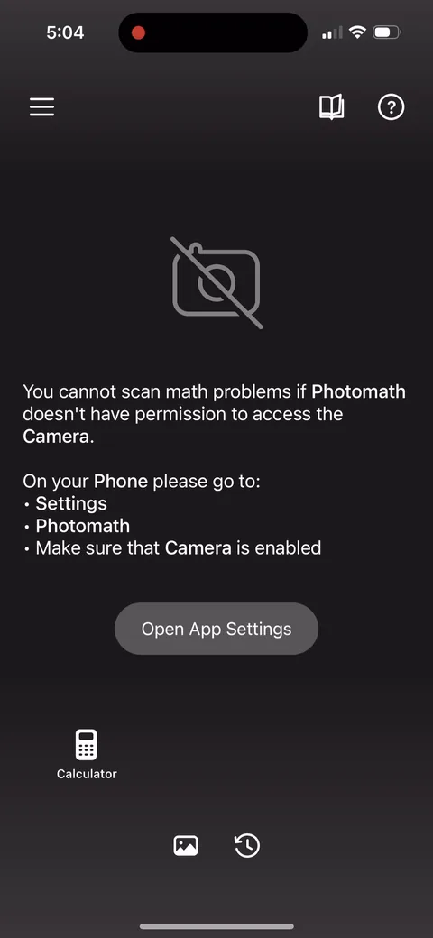 Photomath onboarding screen 7