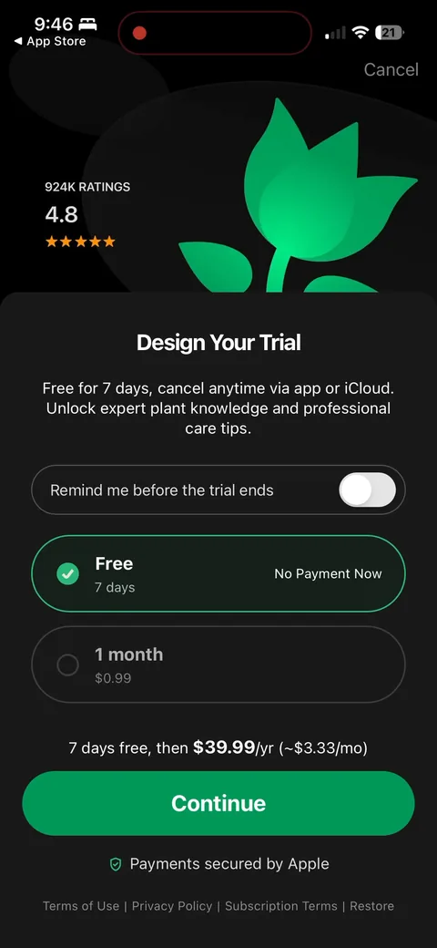 Picturethis onboarding screen 56