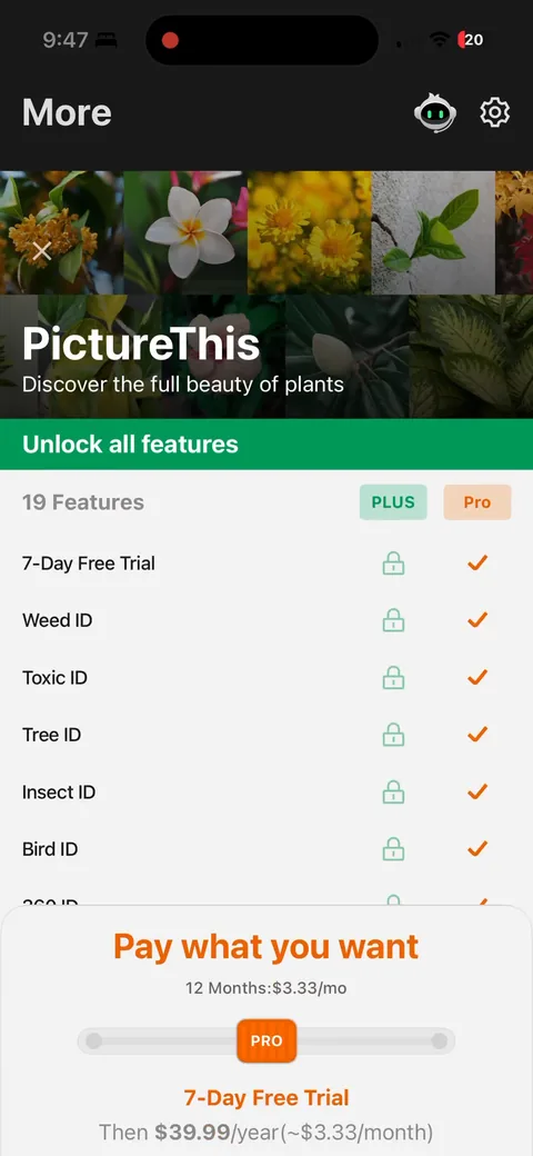 Picturethis onboarding screen 74
