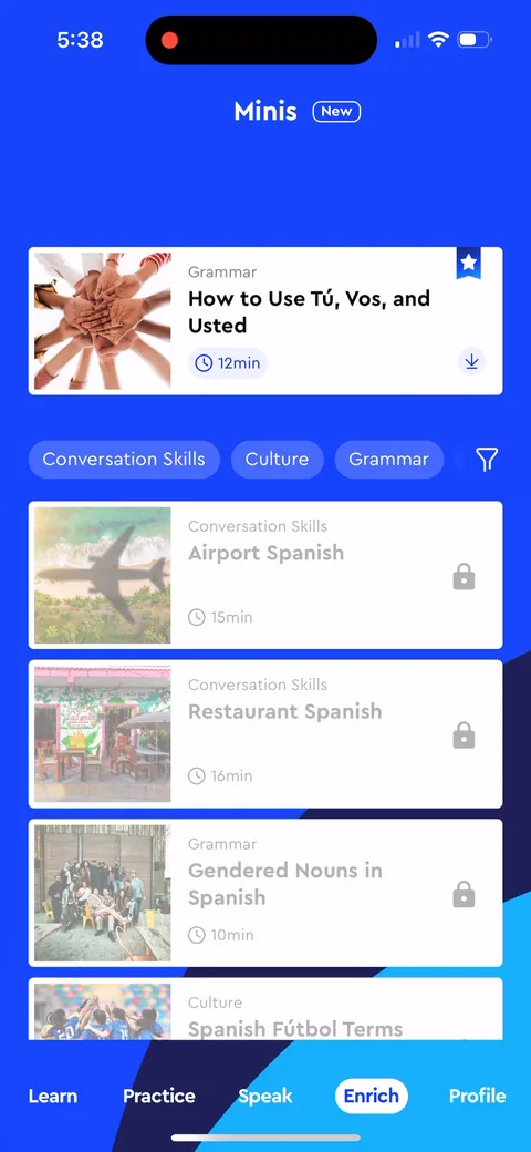 Pimsleur onboarding screen 15