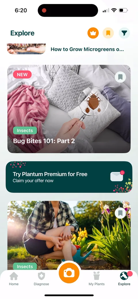 Plantum onboarding screen 20