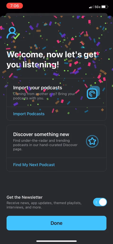 Pocket Casts onboarding screen 11: Post-paywall activation done right