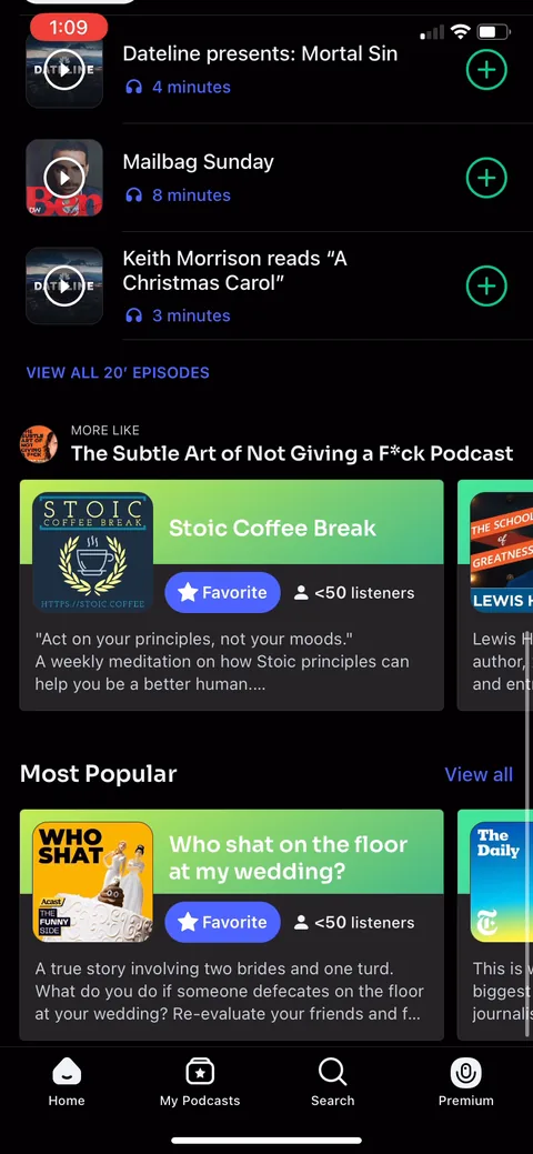 Podcast App onboarding screen 25