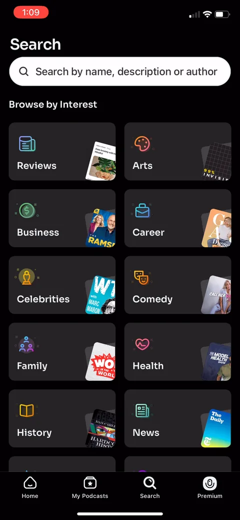 Podcast App onboarding screen 29