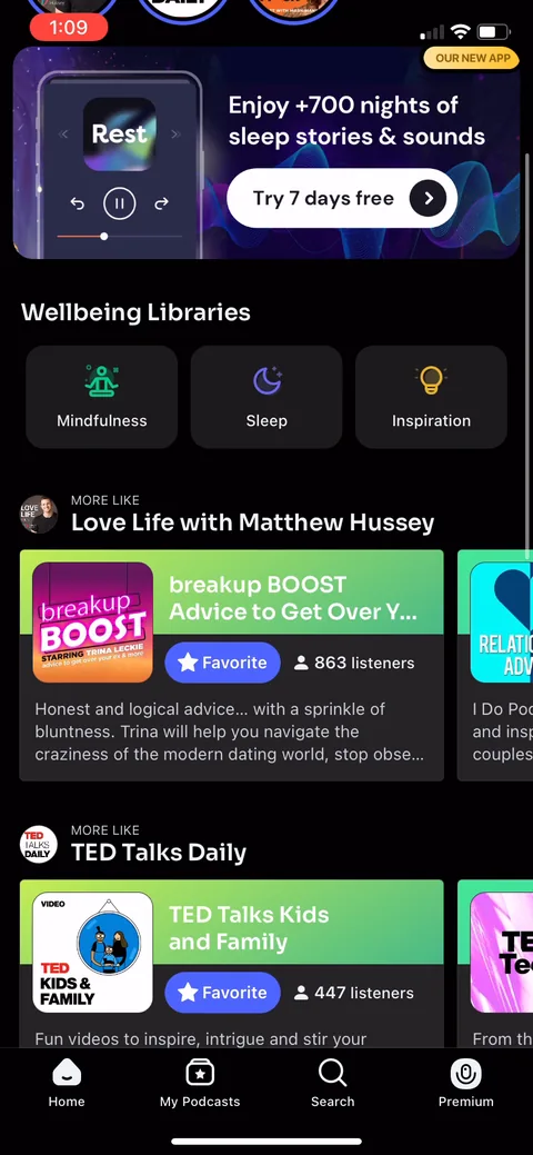 Podcast App onboarding screen 32